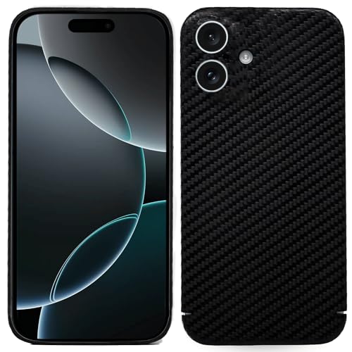 REUTERSON Carbon Cover iPhone 16 Plus Magnetic (Magnetring) Echtes Carbon | Made in Germany | Edles Design | Ultradünne Handyhülle | Hochwertige Handyhülle aus Carbon von REUTERSON