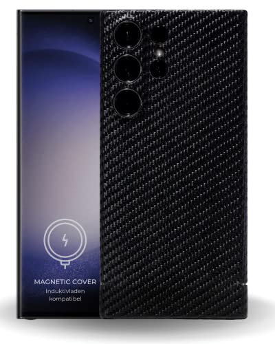 REUTERSON Cover Samsung S23 Ultra | Magnetisch, Induktivladen | Echtes Carbon | Made in Germany | Edles Design | Originale Carbon-Haptik | Hochwertige Handyhülle REUTERSON Cover Samsung S23 Ultra | Magnetisch, Induktivladen | Echtes Carbon | Made in Germany | Edles Design | Originale Carbon-Haptik | Hochwertige Handyhülle von REUTERSON