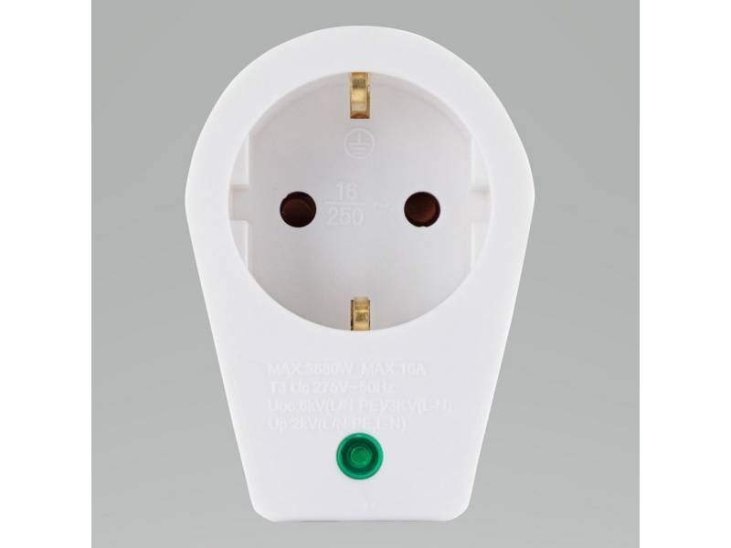 REV Ritter GmbH REV Steckdosenadapter 1-fach weiß Adapter von REV Ritter GmbH