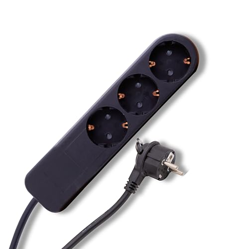 REV Steckdosenleiste Ice - Design Mehrfachsteckdose 3-Fach, Kabel 1,4m, mit Flachstecker & Kabelsafe, max. 3680W REV Steckdosenleiste Ice - Design Mehrfachsteckdose 3-Fach, Kabel 1,4m, mit Flachstecker & Kabelsafe, max. 3680W von REV