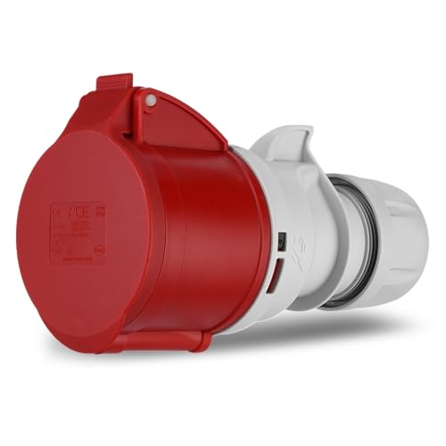 REV CEE-Kupplung, 5-polig (3Ph+N+PE) IP44, 400V 32A, rot REV CEE-Kupplung, 5-polig (3Ph+N+PE) IP44, 400V 32A, rot von REV