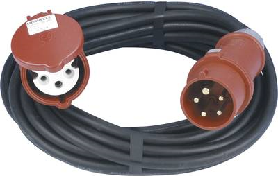 REV 0577740555 Strom Verlängerungskabel 16 A Schwarz 10 m (0577740555) von REV