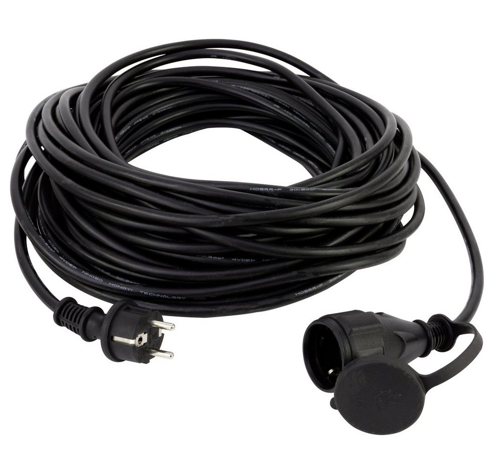 REV REV 0065509 Strom Verlängerungskabel 16 A Schwarz 50.00 m H05RR-F 3G Verlängerungskabel, (5000.00 cm) von REV