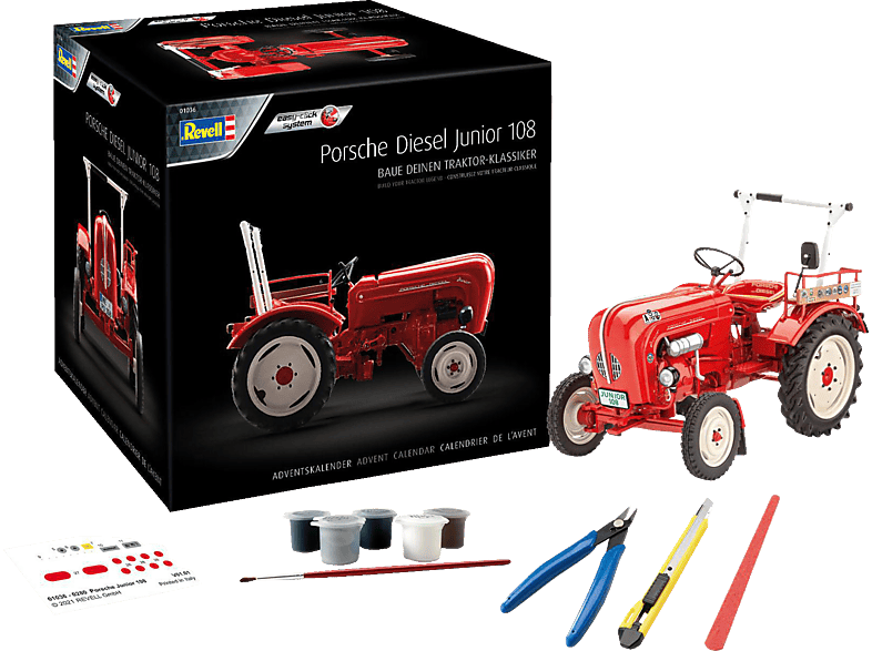 REVELL 01036 Porsche Junior 108 2021 Modellbausatz, Rot REVELL 01036 Porsche Junior 108 2021 Modellbausatz, Rot von REVELL