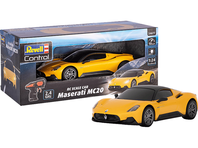 REVELL Scale Car Maserati MC20 RC-Fahrzeug, Gelb von REVELL