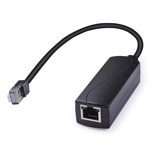 REVODATA 2.5G PoE 48V zu 24V PoE Konverter, RJ45 Port Ausgang 24V/1A, 2.5Gbps Ethernet Kompatibel IEEE802.3af/at, Passiv PoE zu 24V Adapter, für Passiv 24V Geräte(PS5724TG-RJ) von REVODATA