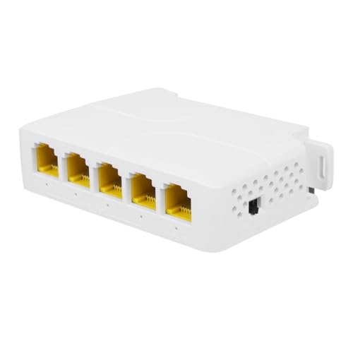 REVODATA 4 Port Gigabit 90W PoE Extender, 10/100/1000 Mbps IEEE802.3af/at/bt PoE Repeater 100/250 Meter Verlängerung, 4 PoE Ausgang, Plug and Play, Wand-/DIN-Schienenmontage PoE Verstärker (POE5006G) REVODATA 4 Port Gigabit 90W PoE Extender, 10/100/1000 Mbps IEEE802.3af/at/bt PoE Repeater 100/250 Meter Verlängerung, 4 PoE Ausgang, Plug and Play, Wand-/DIN-Schienenmontage PoE Verstärker (POE5006G) von REVODATA