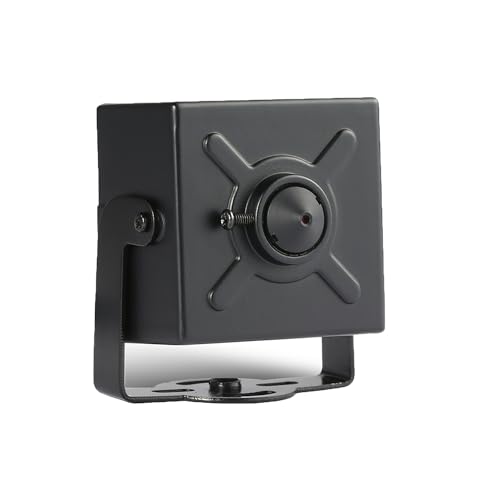 REVODATA 5MP POE Mini Audio IP Kamera, 3.7mm Objektiv HD Small Indoor Built in Microphone Sicherheitskamera, P2P Remote View CCTV Audio Video Kamera Bewegungserkennung (I706-2-P-A-HS) von REVODATA