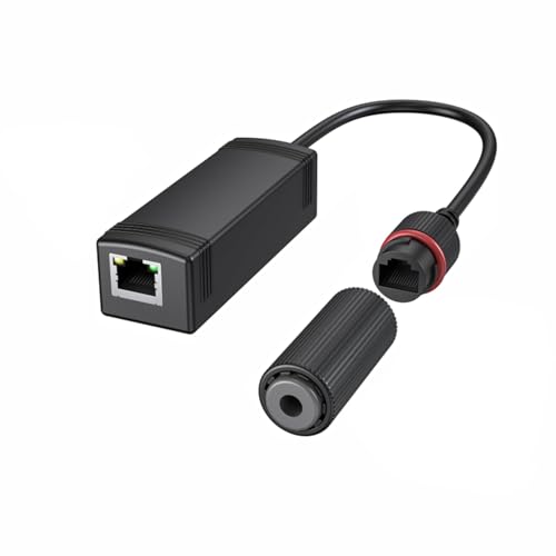 REVODATA Wasserdichter 48 V auf 24 V PoE-Konverter, Ausgang 24 V, 25 W Max, IEEE802.3 af/at, PoE auf 24 V Adapter für passive 24 V Board-Geräte, Plug and Play (PD3002) von REVODATA