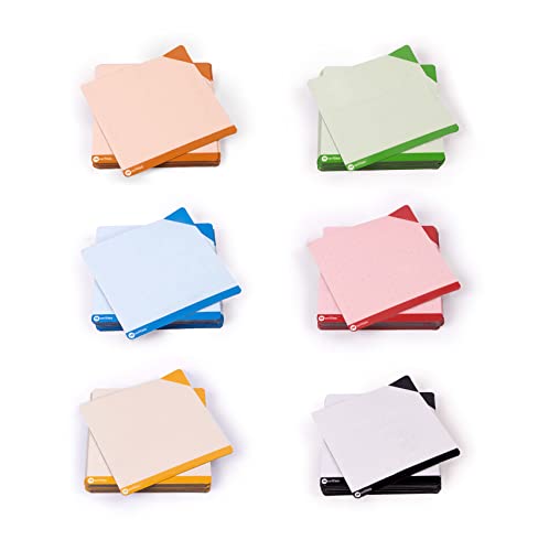 Rewrities Notizen - Mehrfarbenpackung - 48 Dry Erase Magnetkarten 10 x 10 cm - Wiederverwendbare Notizen für Whiteboard, Aufgaben, Planung, Projekte, Organisation von REWRITIES