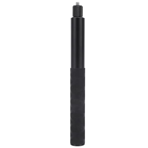 Actionkamera Selfie Stick | 120 cm 7 - Abschnitt Einstellbarer Verlängerungspol | 1 / 4in -Faden für Panoramabläufe/Sportkameras | Aluminiumlegierung mit stabilisierter Dämpfung von REXVTNS