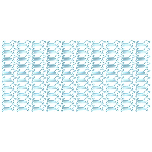 Animal Shape Paper Clips 100Pcs | Secure Grip Metal Clips for Scrapbooking/Card Making/Office | Cute & Sturdy Clips (Blue) von REXVTNS
