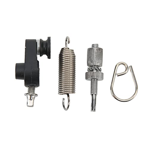 Drum Pedal Spring Hook Set | Robust Metal with Tensioner | Easy Assemble Drum Kit Accessories for Bass/Snare/Tom | Black Drum Pedal Spring Hook Set | Robust Metal with Tensioner | Easy Assemble Drum Kit Accessories for Bass/Snare/Tom | Black von REXVTNS