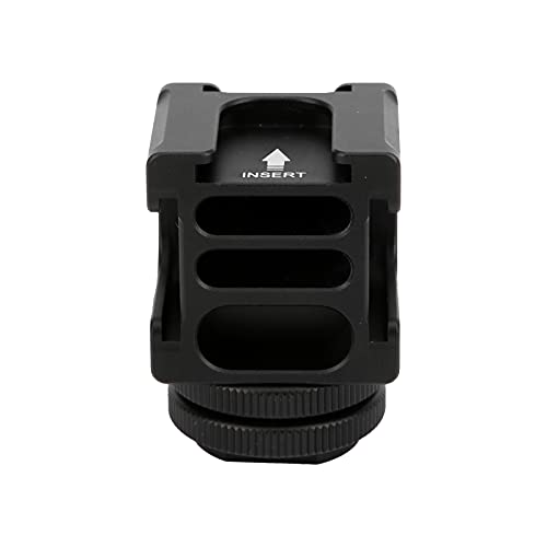 FS - 04 Cold Shoe Mount Adapter | 4 - in - 1 Aluminiumlegierungsplatte für Mikrofon/Taschenlampe/Mobiltelefon | Heiße und kalte Schuhhalterungen für DSLR/spiegellose Kameras FS - 04 Cold Shoe Mount Adapter | 4 - in - 1 Aluminiumlegierungsplatte für Mikrofon/Taschenlampe/Mobiltelefon | Heiße und kalte Schuhhalterungen für DSLR/spiegellose Kameras von REXVTNS