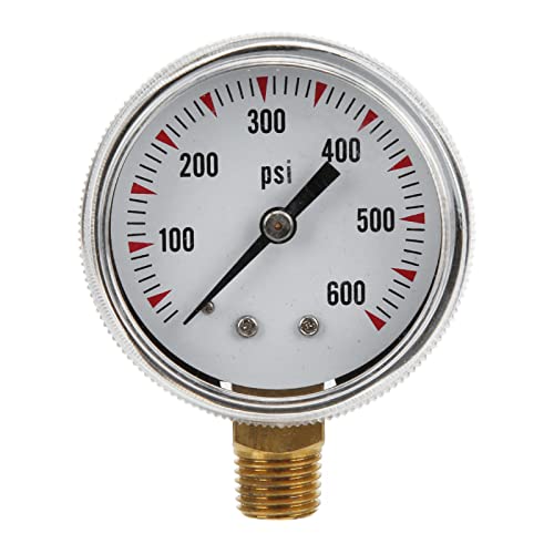 Y50 0-600psi Pressure Meter | 1 / 4in NPT Brass Connection | Water/Gas/Oil Pressure Measurement | Stainless Steel & Brass Construction Y50 0-600psi Pressure Meter | 1 / 4in NPT Brass Connection | Water/Gas/Oil Pressure Measurement | Stainless Steel & Brass Construction von REXVTNS