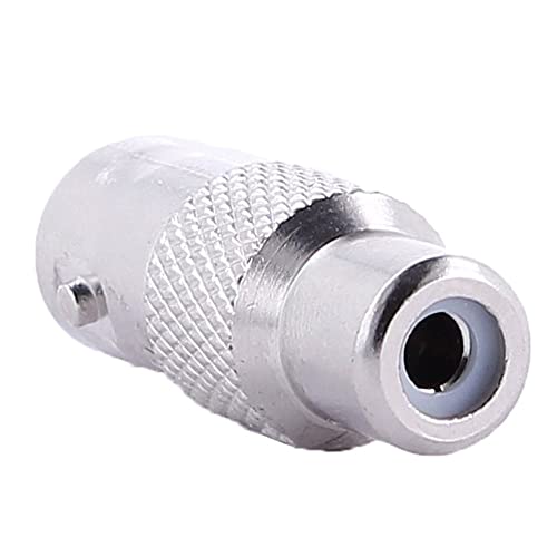 Adapter Koaxial BNC weiblich auf RCA Jack weiblich Antenne, CCTV, Silber von REY