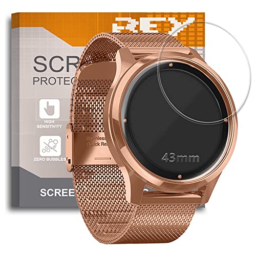 Pack 3X Bildschirmschutz aus gehärtetem Glas für UNIVERSAL 43 mm SMARTWATCH, Schutzfolie, Displayschutzfolie 9H+ Härte, Anti-Kratzen-Öl-Bläschen ¡¡¡¡ Messen Bevor Sie kaufen !!!! von REY