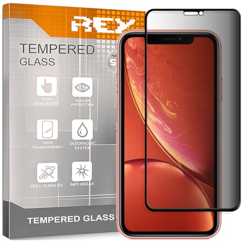 REY Anti-Spionage Displayschutzfolie für iPhone XR - 11 6,1", Schutzfolie, Displayschutzfolie 9H+ Härte, Anti-Kratzen-Öl-Bläschen REY Anti-Spionage Displayschutzfolie für iPhone XR - 11 6,1", Schutzfolie, Displayschutzfolie 9H+ Härte, Anti-Kratzen-Öl-Bläschen von REY