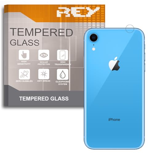 REY Bildschirmschutz aus gehärtetem Glas für Kamera für iPhone XR, Schutzfolie, Displayschutzfolie 9H+ Härte, Anti-Kratzen-Öl-Bläschen von REY