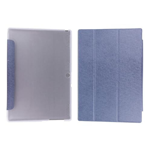 REY Faltbare Smart Cover Hülle für Lenovo TAB 2 A10-70, Flip Smart Cover, Schutzhülle, Dunkelblau von REY