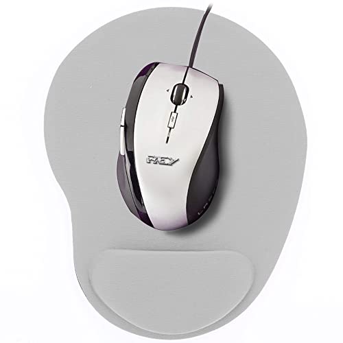 Grau Ergonomische gepolsterte Handgelenkauflage Ergonomische gepolsterte Maus Mauspad von REY