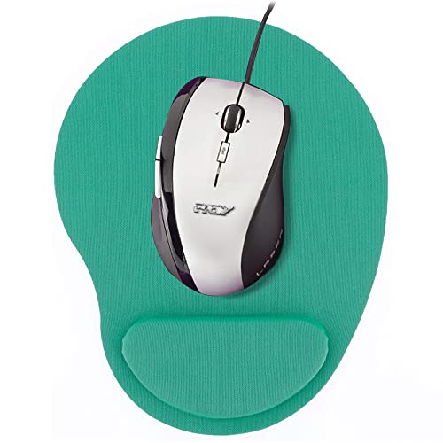 REY Grünes Ergonomische gepolsterte Handgelenkauflage Ergonomische gepolsterte Maus Mauspad von REY