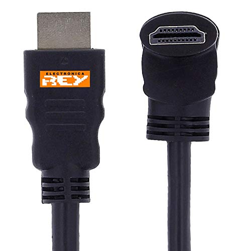 REY HDMI-Stecker auf HDMI-Stecker 90-Grad-Winkel Ultra HD 4K High Speed 3 Meter Kabel REY HDMI-Stecker auf HDMI-Stecker 90-Grad-Winkel Ultra HD 4K High Speed 3 Meter Kabel von REY