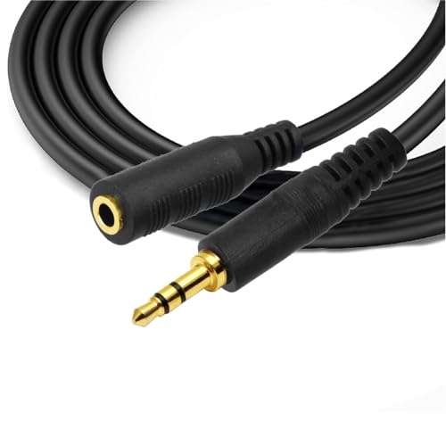 REY Klinkenkabel Stecker-Buchse, Gold, Audio Extender, Stereo, Stereo, Gold, 2M REY Klinkenkabel Stecker-Buchse, Gold, Audio Extender, Stereo, Stereo, Gold, 2M von REY