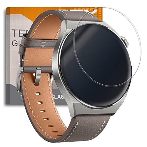 REY Pack 3X Bildschirmschutz aus gehärtetem Glas für UNIVERSAL 42 mm SMARTWATCH, Schutzfolie, Displayschutzfolie 9H+ Härte, Anti-Kratzen-Öl-Bläschen ¡¡¡¡ Messen bevor Sie kaufen !!!! von REY