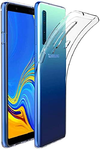 REY Pack 3X Transparent Silikonhülle TPU für Samsung Galaxy A9 2018 / A9s 2018, Handyhülle Premium Kratzfest TPU Durchsichtige Schutzhülle, Ultradünne 0,33 mm von REY