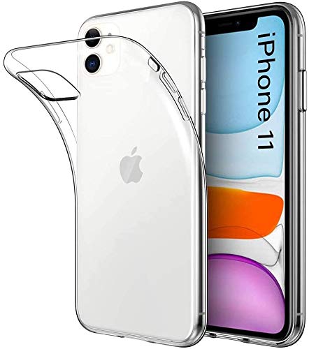 REY - Pack 3X Transparent Silikonhülle TPU für iPhone 11, Handyhülle Premium Kratzfest TPU Durchsichtige Schutzhülle, Ultradünne 0,33 mm REY - Pack 3X Transparent Silikonhülle TPU für iPhone 11, Handyhülle Premium Kratzfest TPU Durchsichtige Schutzhülle, Ultradünne 0,33 mm von REY