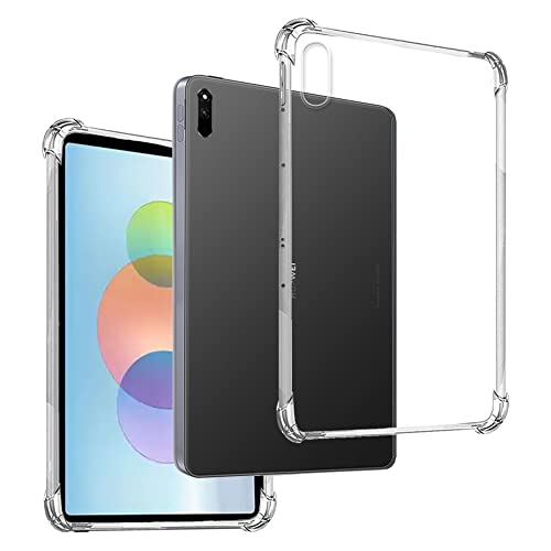 REY Transparent Silikonhülle TPU Anti-Shock für Huawei MATEPAD (10,4") - New Edition 2021 (10,4") - MATEPAD 2022 (10,4"), Premium Kratzfest TPU Durchsichtige Schutzhülle von REY