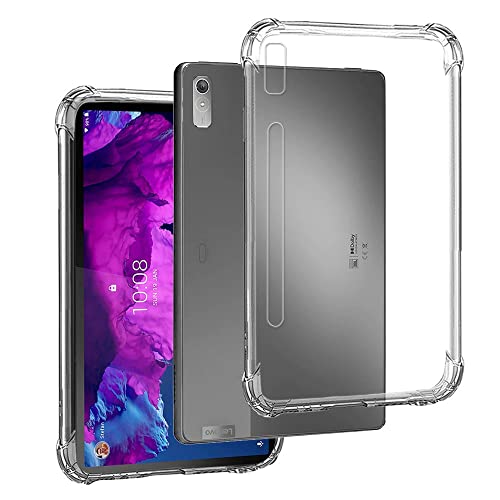 REY Transparent Silikonhülle TPU Anti-Shock für Lenovo TAB P11 PRO 2ª GEN (11,2") 2022, Premium Kratzfest TPU Durchsichtige Schutzhülle Anti-Schock von REY