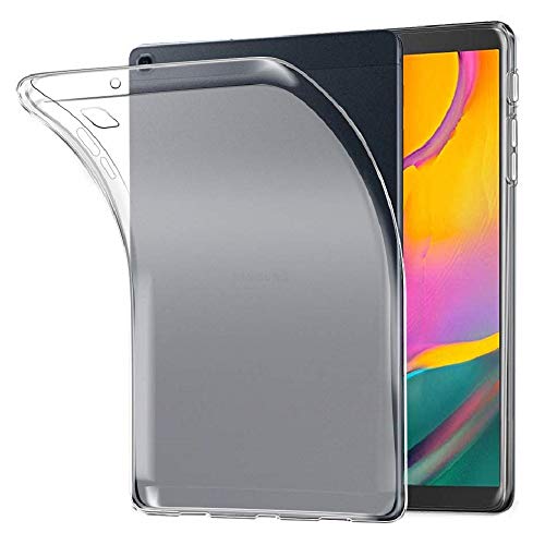 REY Transparent Silikonhülle TPU für Samsung Galaxy TAB A 8" 2019 T295 T290, Premium Kratzfest TPU Durchsichtige Schutzhülle, Ultradünne 0,33 mm, Tablet von REY