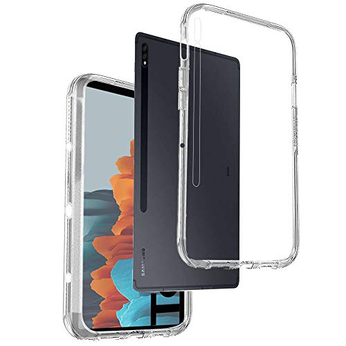 REY Transparent Silikonhülle TPU für Samsung Galaxy Tab S7 4G-WiFi 11", Premium Kratzfest TPU Durchsichtige Schutzhülle, Ultradünne 0,33 mm von REY