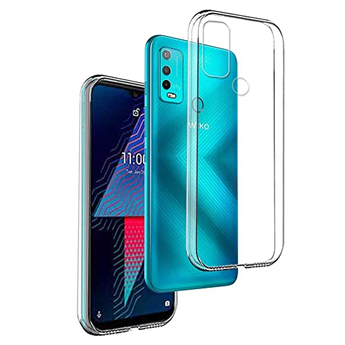 REY Transparent Silikonhülle TPU für WIKO Power U30, Handyhülle Premium Kratzfest TPU Durchsichtige Schutzhülle, Ultradünne 0,33 mm von REY