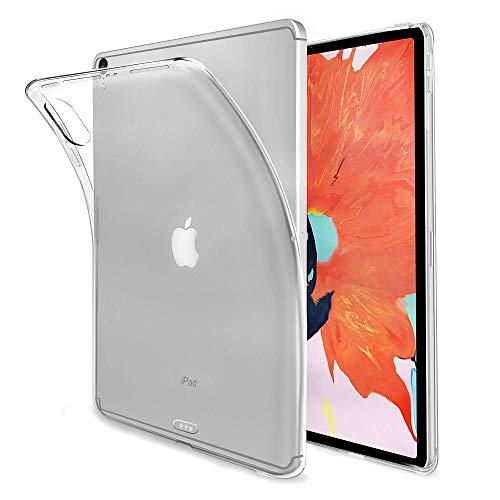 REY - Transparent Silikonhülle TPU für iPad PRO 2018 11", Premium Kratzfest TPU Durchsichtige Schutzhülle, Ultradünne 0,33 mm von REY