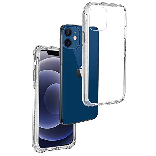 REY Transparent Silikonhülle TPU für iPhone 12 Mini, Handyhülle Premium Kratzfest TPU Durchsichtige Schutzhülle, Ultradünne 0,33 mm von REY