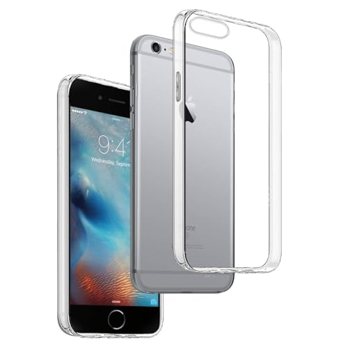 REY Transparent Silikonhülle TPU für iPhone 6 Plus - 6S Plus, Handyhülle Premium Kratzfest TPU Durchsichtige Schutzhülle, Ultradünne 0,33 mm von REY