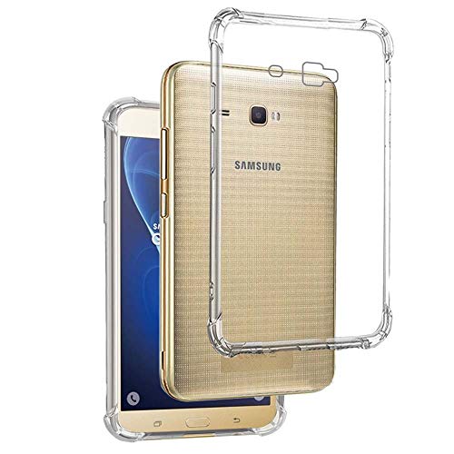 Transparent Silikonhülle TPU Anti-Shock für Samsung Galaxy Tab J 7" T285YD, Premium Kratzfest TPU Durchsichtige Schutzhülle Anti-Schock von REY