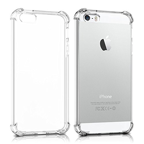 Transparent Silikonhülle TPU Anti-Shock für iPhone 5 / 5S / SE, Handyhülle Premium Kratzfest TPU Durchsichtige Schutzhülle Transparent Silikonhülle TPU Anti-Shock für iPhone 5 / 5S / SE, Handyhülle Premium Kratzfest TPU Durchsichtige Schutzhülle von REY