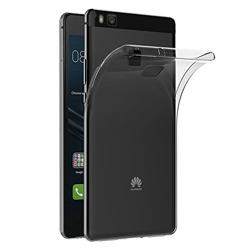 Transparent Silikonhülle TPU für Huawei P9 Lite, Handyhülle Premium Kratzfest TPU Durchsichtige Schutzhülle, Ultradünne 0,33 mm von REY