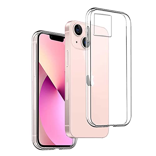 Transparent Silikonhülle TPU für iPhone 13 (6,1"), Handyhülle Premium Kratzfest TPU Durchsichtige Schutzhülle, Ultradünne 0,33 mm von REY