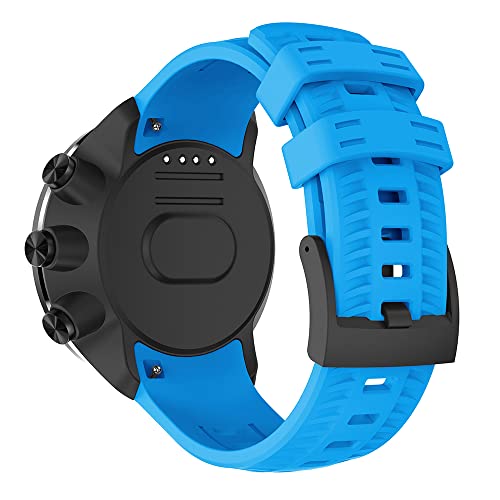 REYDA Silikonarmband Kompatibel mit Suunto 9/9 Baro/7/D5 Armband Silikon, Weiches Atmungsaktives Silikonband Sportarmband Metallschnalle Armbänder Ersatzarmband für Suunto Spartan Sport Wrist HR Baro REYDA Silikonarmband Kompatibel mit Suunto 9/9 Baro/7/D5 Armband Silikon, Weiches Atmungsaktives Silikonband Sportarmband Metallschnalle Armbänder Ersatzarmband für Suunto Spartan Sport Wrist HR Baro von REYDA