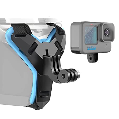 REYGEAK Helmhalterung Motorrad mit Gebogenem Kinn für GoPro Hero 12 Hero 11/10/9/8/7/6, DJI Osmo Action 4/Action 3, Insta360 GO 3/Insta360 X3, Rutschfestes Silikon, Action Kameras Zubehör REYGEAK Helmhalterung Motorrad mit Gebogenem Kinn für GoPro Hero 12 Hero 11/10/9/8/7/6, DJI Osmo Action 4/Action 3, Insta360 GO 3/Insta360 X3, Rutschfestes Silikon, Action Kameras Zubehör von REYGEAK
