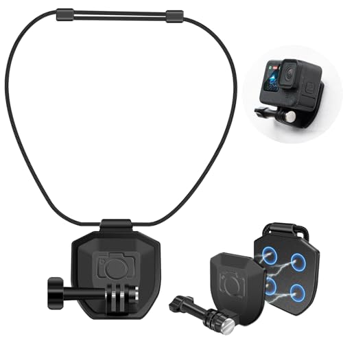 REYGEAK Magnetische Action-Kamerahalterung für GoPro, Schnappbefestigung, magnetische Zaunhalterung, kompatibel mit GoPro Hero 11/10/9/8/7/6/5 Black, DJI Osmo Action 3, Insta360 one X3 REYGEAK Magnetische Action-Kamerahalterung für GoPro, Schnappbefestigung, magnetische Zaunhalterung, kompatibel mit GoPro Hero 11/10/9/8/7/6/5 Black, DJI Osmo Action 3, Insta360 one X3 von REYGEAK