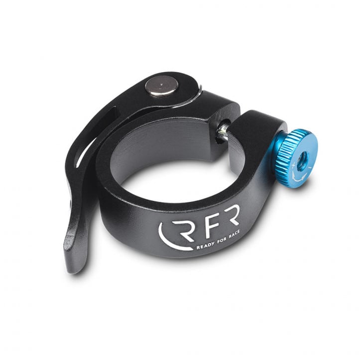 RFR Sattelklemme mit Schnellspanner 31,8mm grey´n´blue RFR Sattelklemme mit Schnellspanner 31,8mm grey´n´blue von RFR