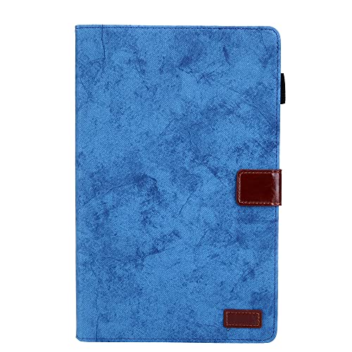 Schutzhülle Cartoon für Samsung Galaxy Tab A T590, Material PU Soft Shell Schutz Clamshell Vollschutz Fallschutz Kratzfest Blau von RGA