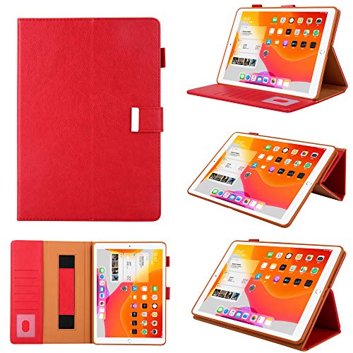 Schutzhülle Cartoon für iPad Pro 11 2021/2020/2018, Material PU Soft Shell Schutzhülle Clamshell Rundumschutz sturzsicher und Kratzfest - Rot von RGA