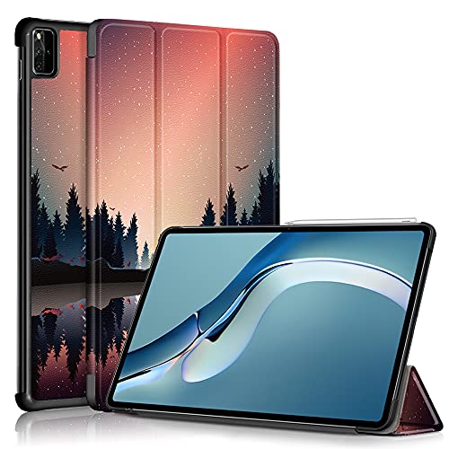 Schutzhülle für Huawei MatePad Pro 12.6, klappbare Schutzhülle für Huawei MatePad Pro 12.6, magnetische Schutzhülle, Kratzfest, Schutzhülle mit Stiftfunktion (Sonnenuntergang). von RGA